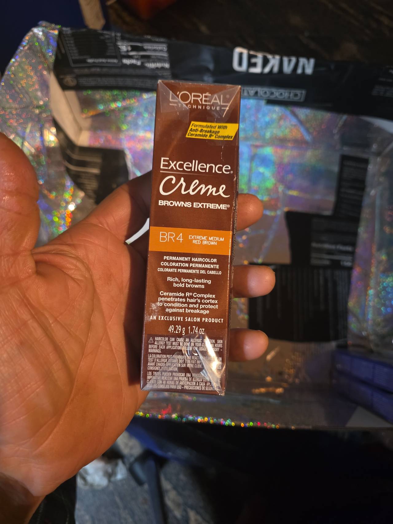 L'Oreal Technique Excellence Creme BR4 Extreme Medium Red Brown