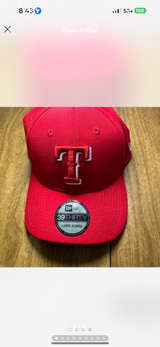 Texas Rangers 39THIRTY Stretch Fit Cap - Image 1