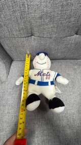 8” MLB New York Mets Mr. Met Plush Mascot Baseball New York Ball Guy - Image 7