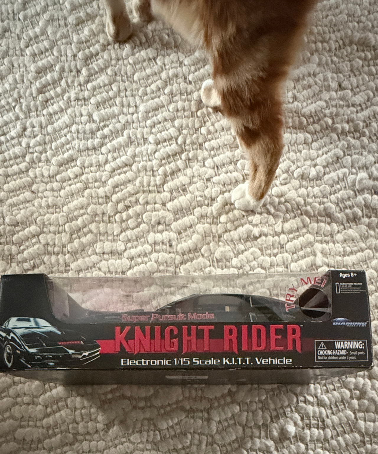 Diamond Select Knight Rider K.I.T.T. Super Pursuit Mode 1/15 Scale Vehicle