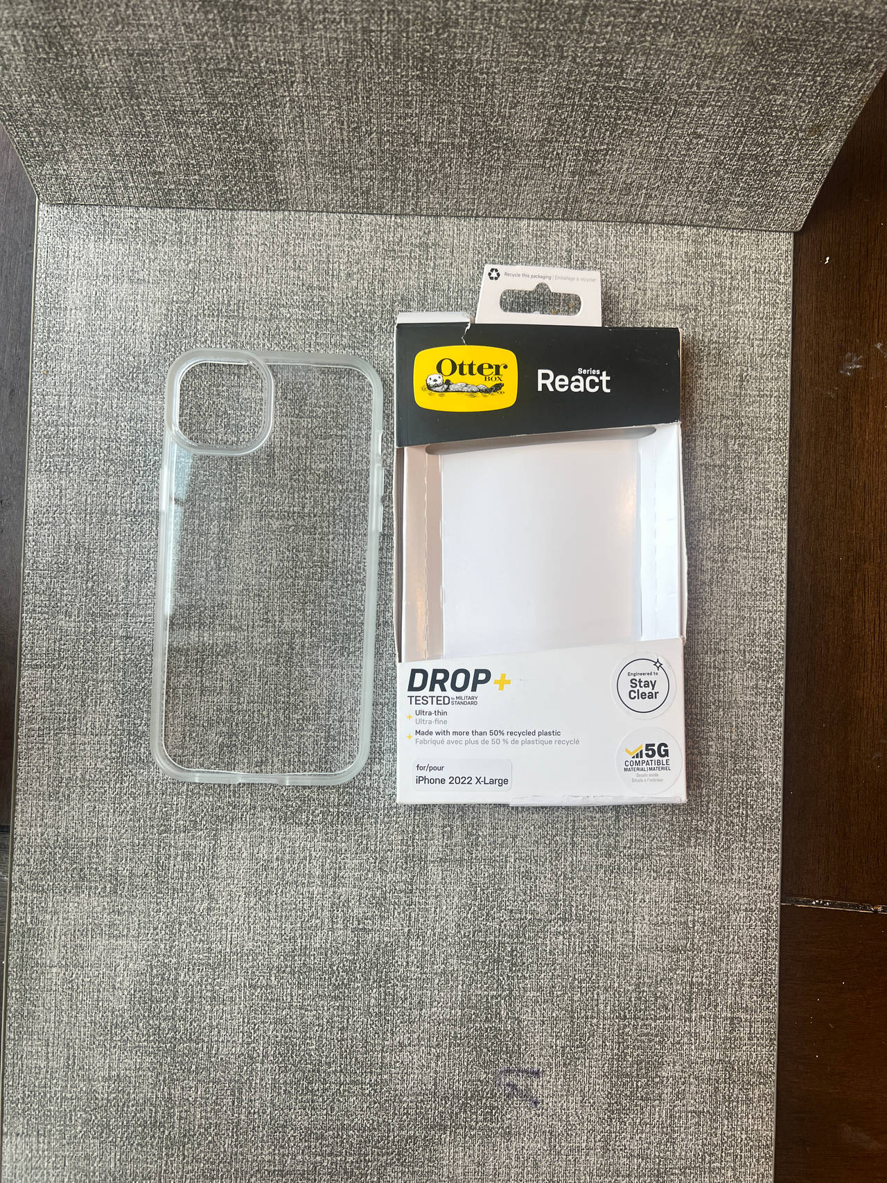 OtterBox React Series Case for iPhone 14 Plus, clear, NEW