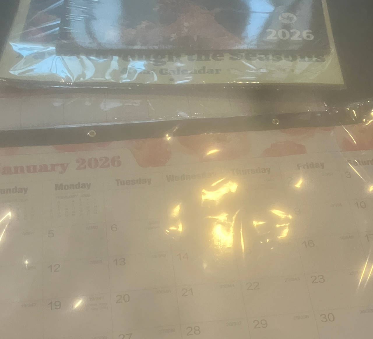 2026 Through the Seasons Wall Calendar