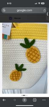 Sunglow Style Cotton Rope Pineapple Tote Bag - Image 3
