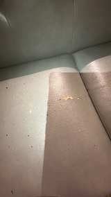 Vintage Mid-Century Modern Tufted Vinyl Sofa - Image 3