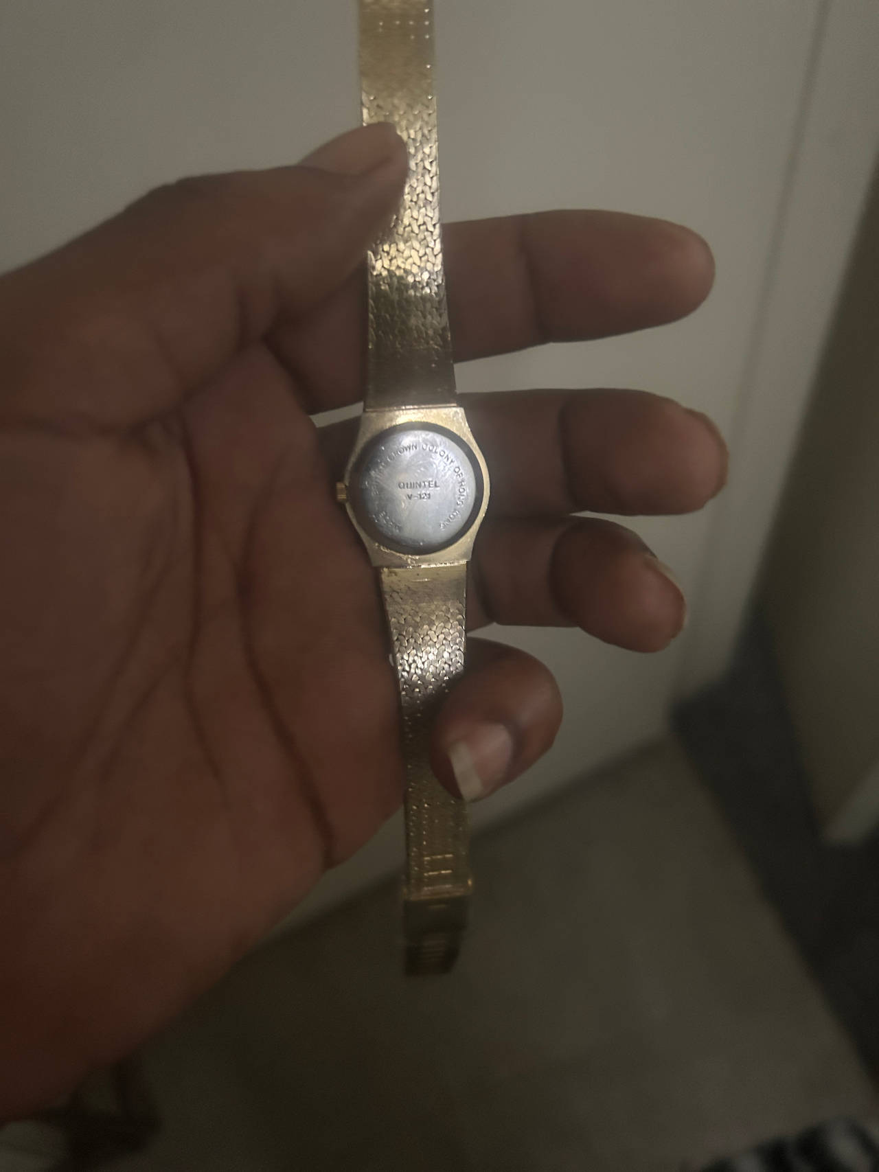 Gruen Precision Ladies Gold Tone Watch