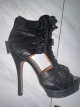 Lamb Leather Platform Ankle heels - Image 4