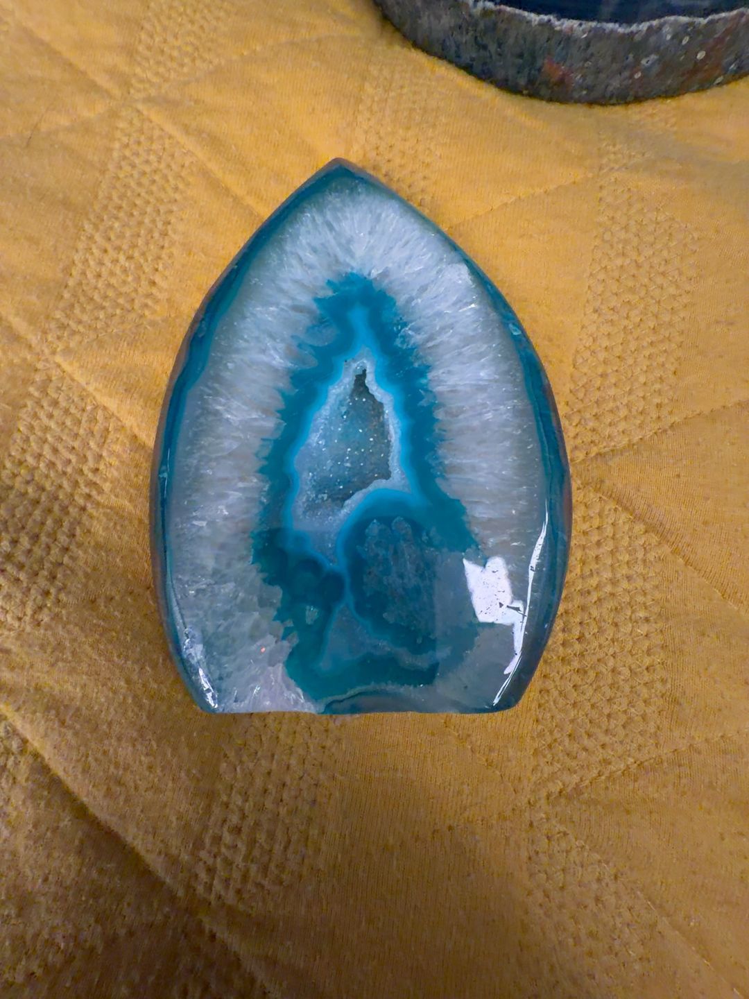 Blue Agate Geode