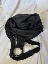Black Crochet Shoulder Bag - Image 4