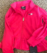Nike Girls' Pink Peplum Zip-Up Jacket new with tags size 6 - Image 1