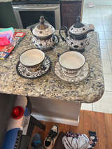 Johann Seltmann Vohenstrauss Bavaria Porcelain Tea Set - Image 1