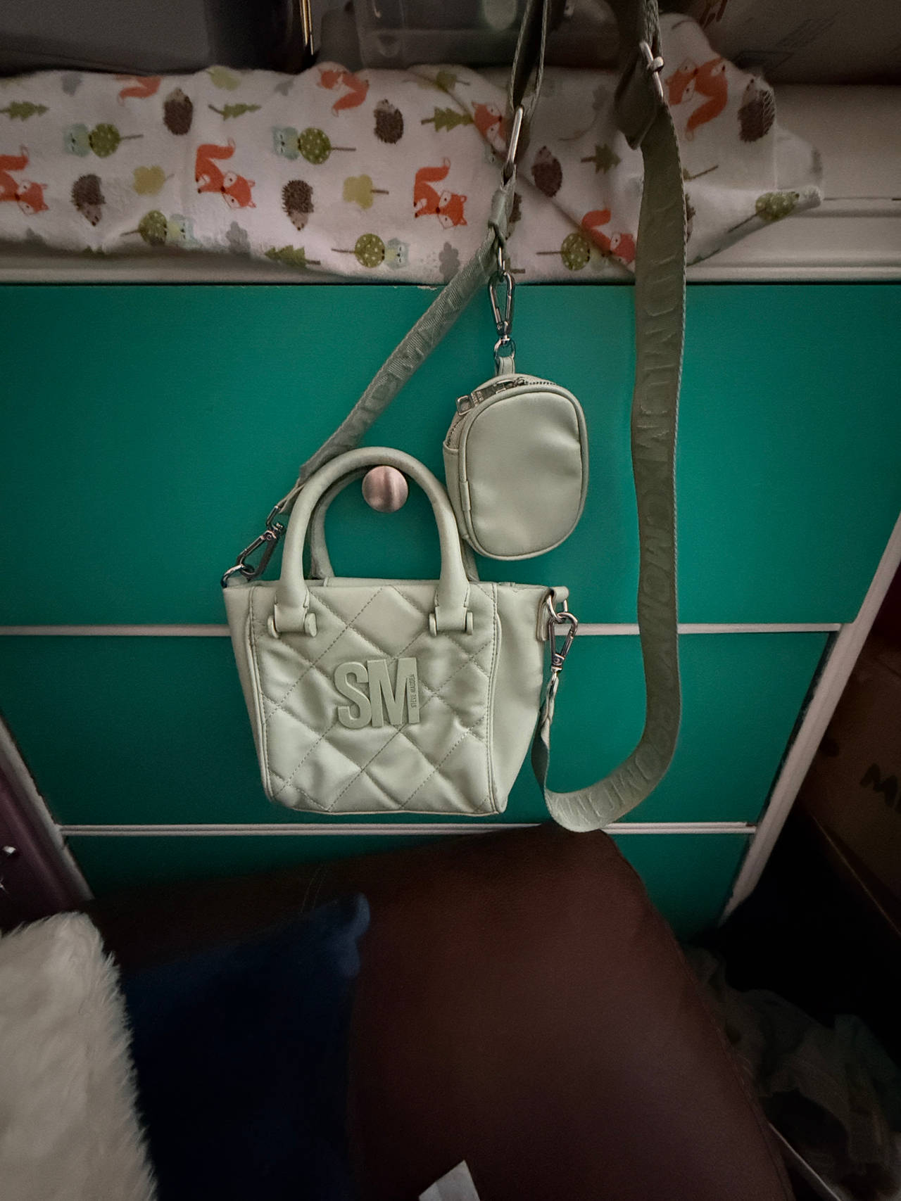 Steve Madden B-Zanny Quilted Crossbody Bag with Pouch