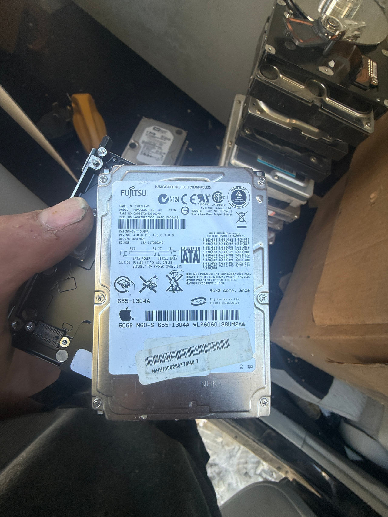 Fujitsu 60GB 2.5" SATA Hard Drive MHV2060BH