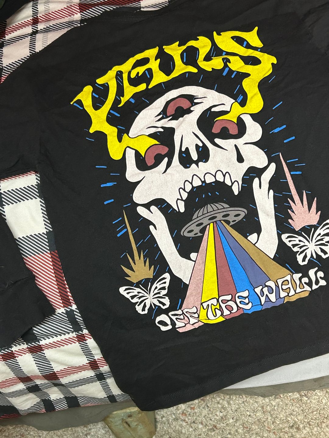 Vans Skull Saucer Long Sleeve T-Shirt Black