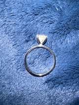 Solitaire Diamond Engagement Ring. White gold 14k. Real Diamond. 1 Carat - Image 3