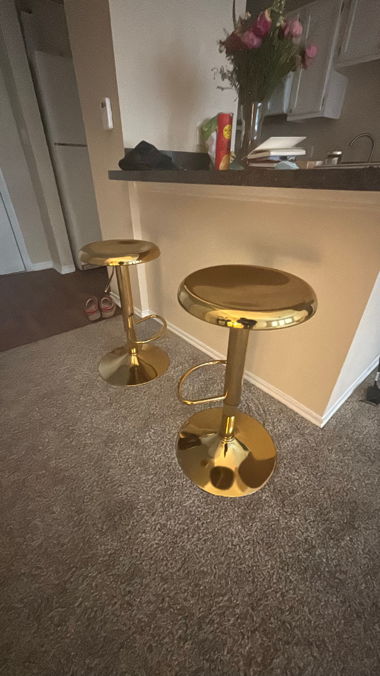 Gold Bar Stools