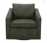 New Better Homes & Gardens Steele Swivel Accent Chair Olive Faux Leather - Image 7