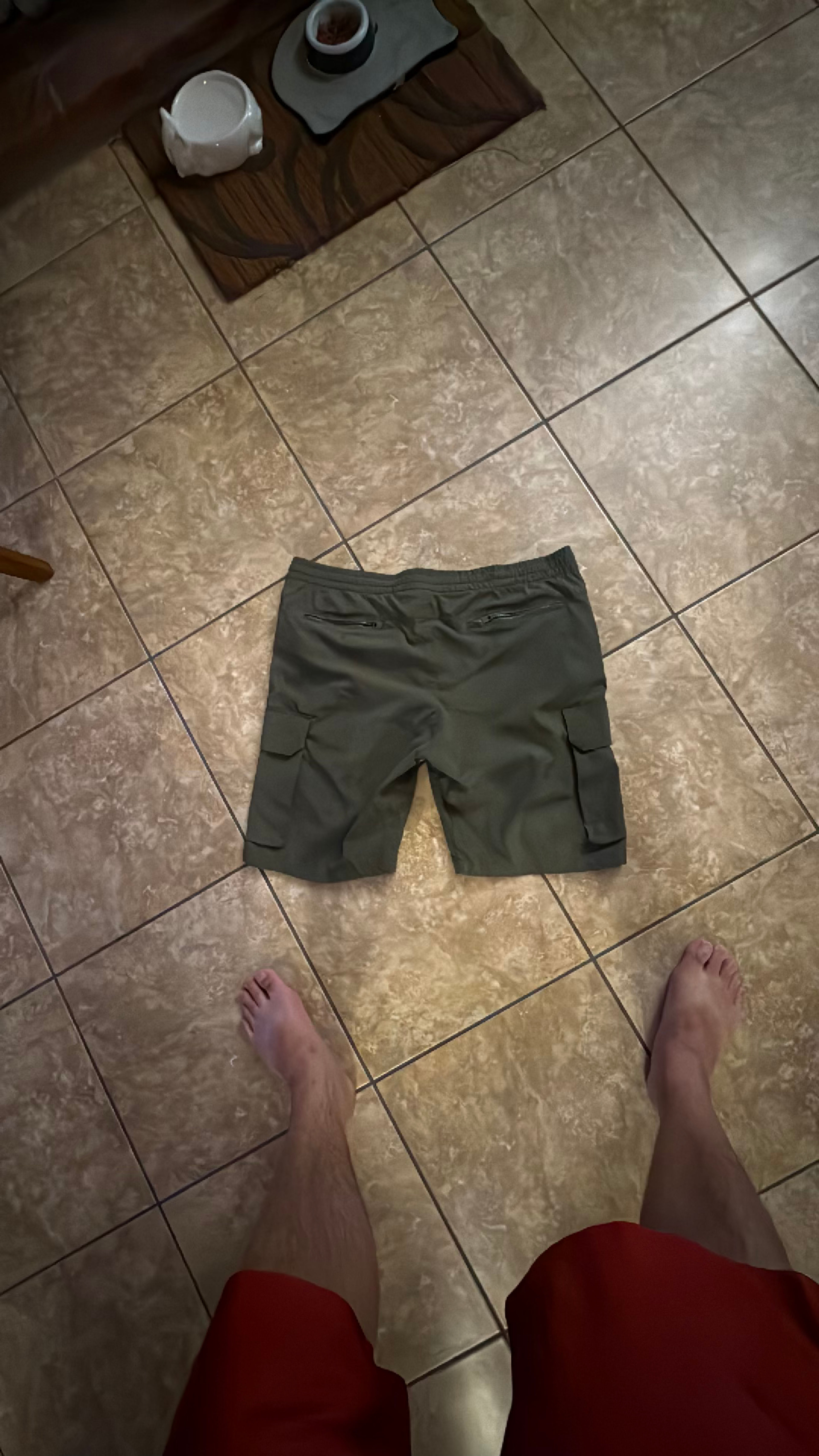 H&M Dark Green Cargo Jogger Pants - Image 2