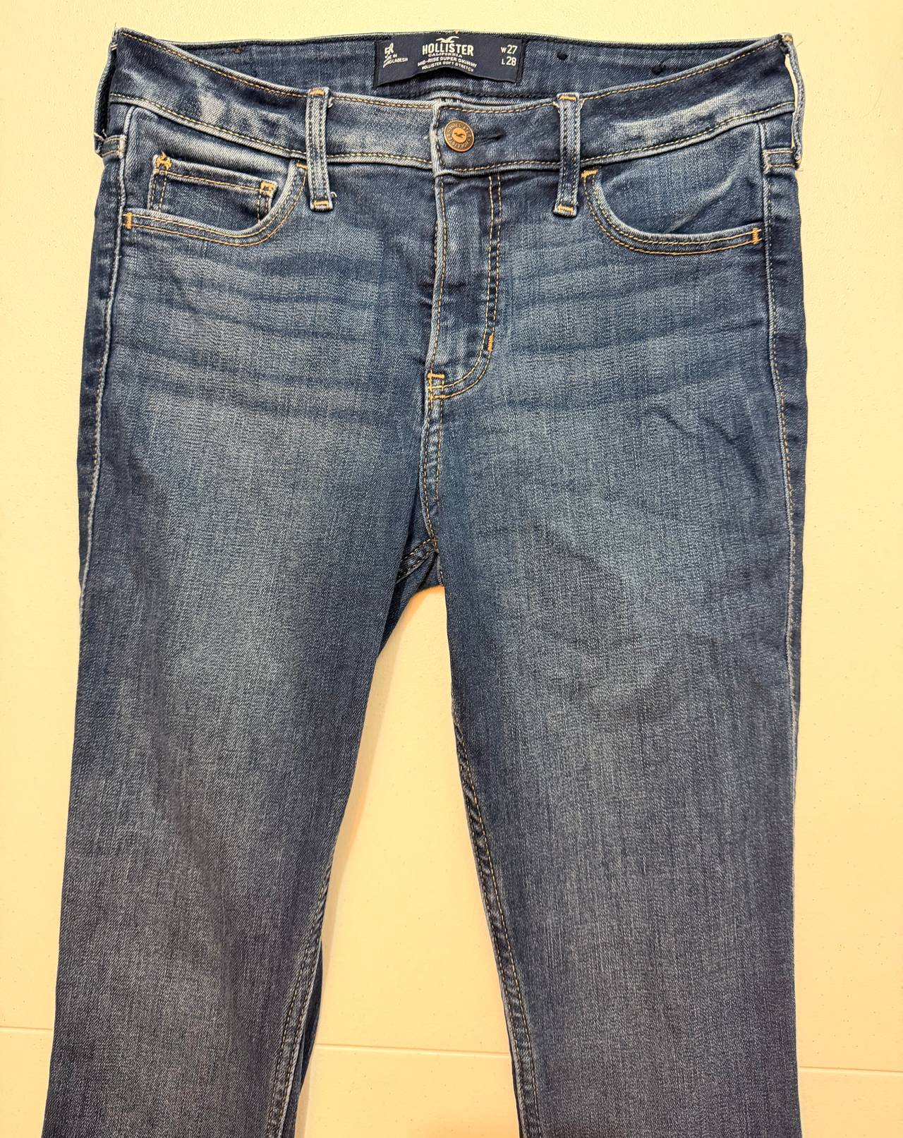 Hollister Super Skinny Jeans Dark Wash 5R, 27x28
