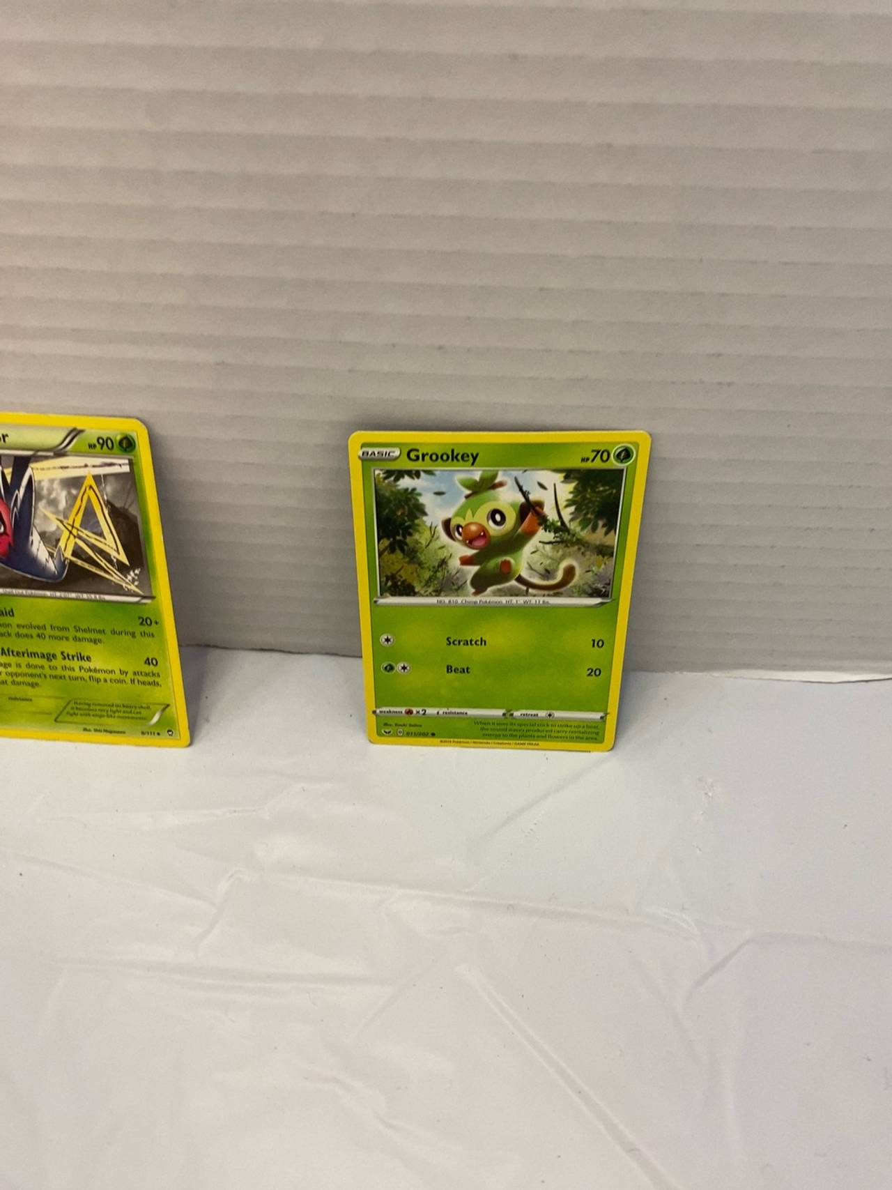 Pokemon Grookey 011/202 Reverse Holo Sword & Shield Card