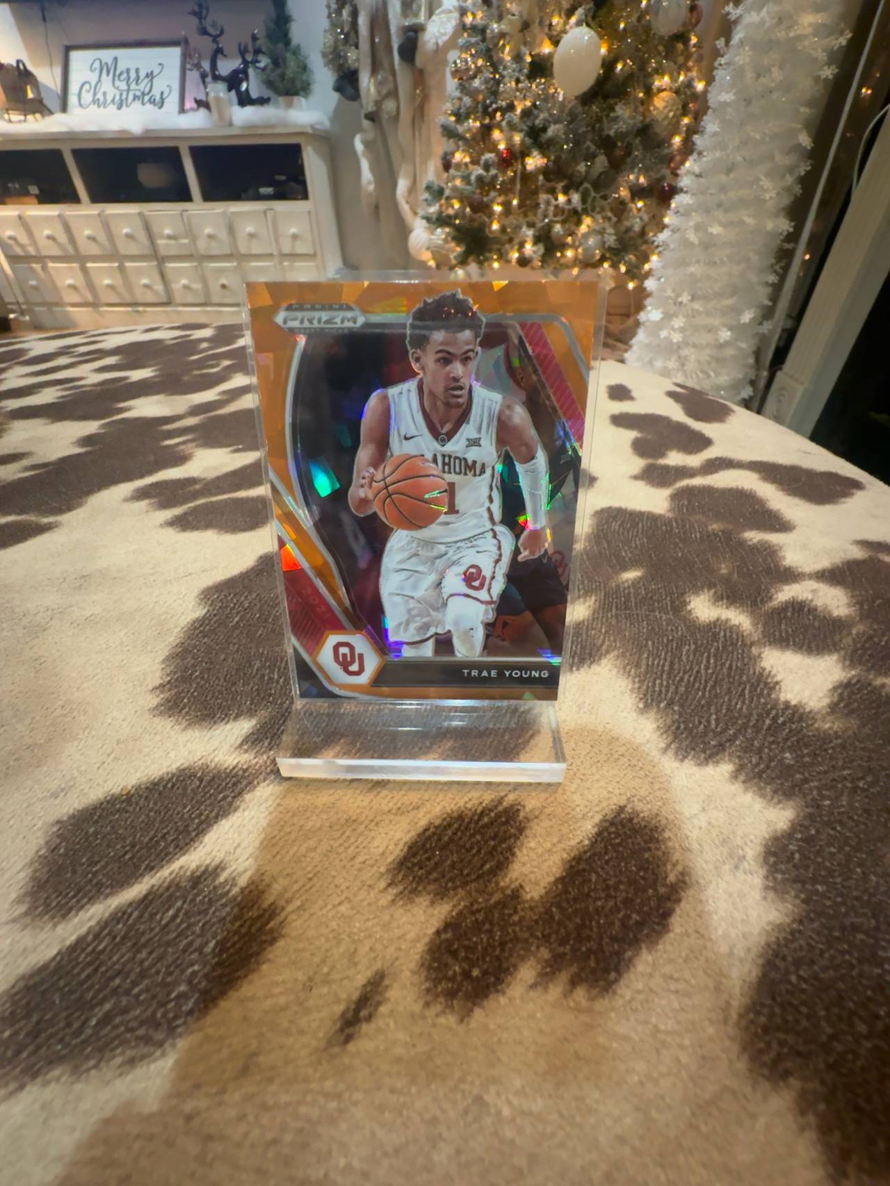 Panini Prizm Draft Picks Trae Young #78 Orange Ice