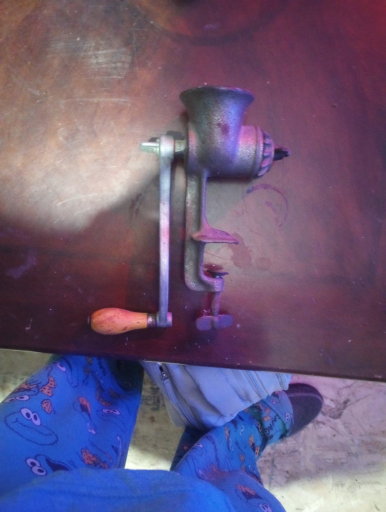 Universal No. 2 Cast Iron Meat Grinder