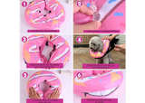 Inflatable Dog Cone, Size Medium Soft Adjustable Blow up Donut Collar - Image 6