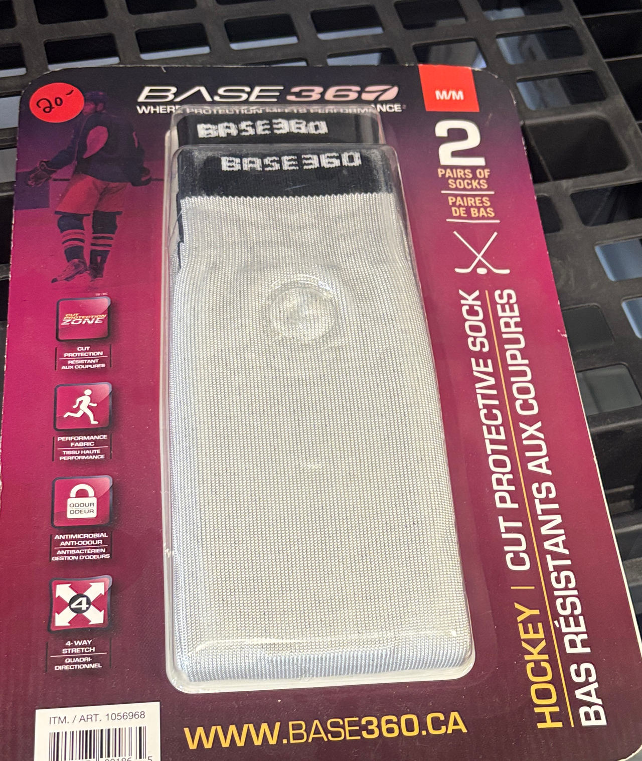 Base360 Cut Protective Hockey Socks 2-Pack