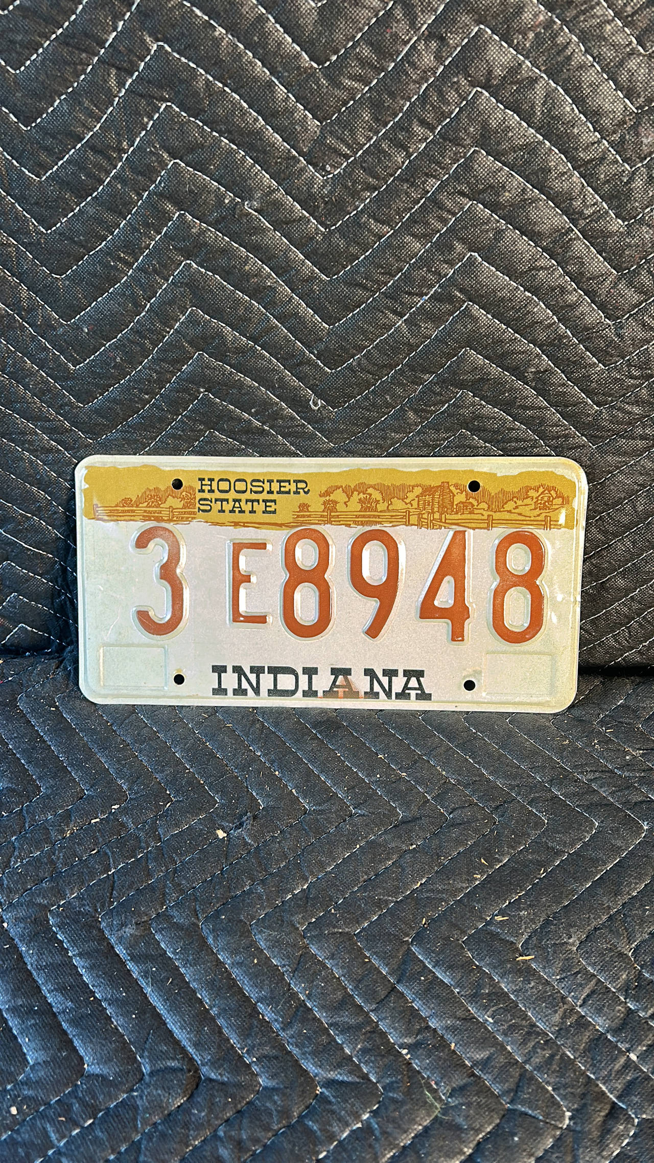 Indiana Hoosier State License Plate