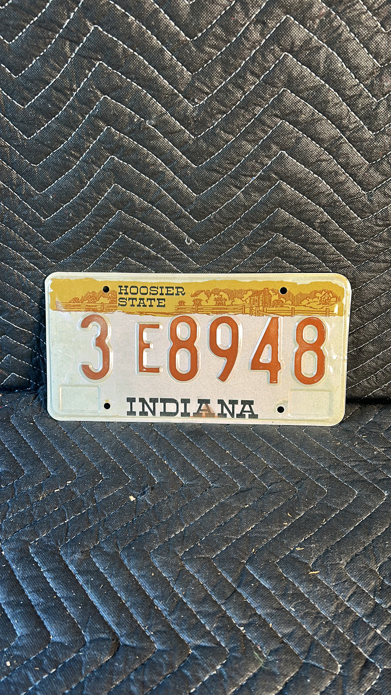 Indiana Hoosier State License Plate