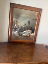 Antique Wooden Dresser with Mirror - Image 6