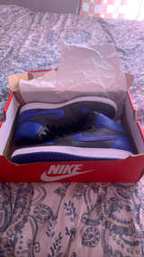 Nike Ebernon Mid Black/Game Royal - Image 2