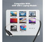 Dell 65W USB-C Laptop Charger (Black) 60W 65W USB Type C Power Adapter - Image 5