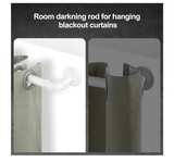 2-Pack White Industrial Curtain Rods for Windows 48-84 Inches (4-7 Feet), 1-Inch - Image 5