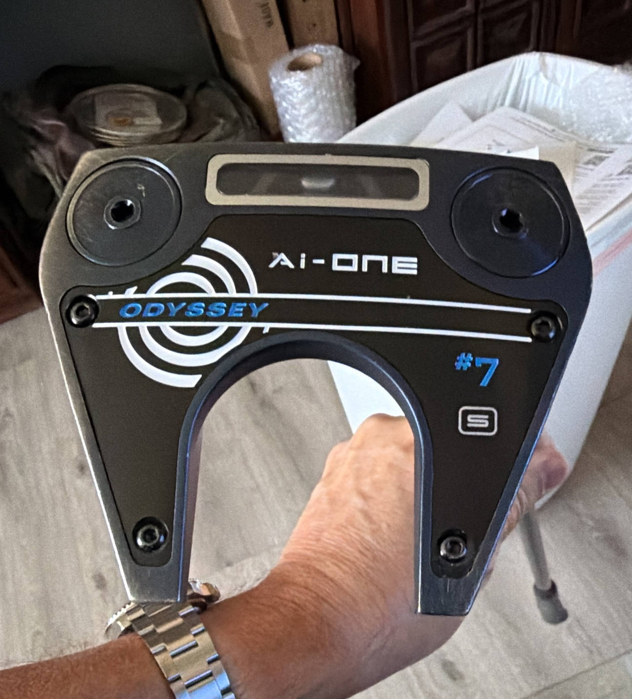 Odyssey Ai-ONE #7 S Putter with Stability Tour Cobalt Shaft Scotty Cameron Grip