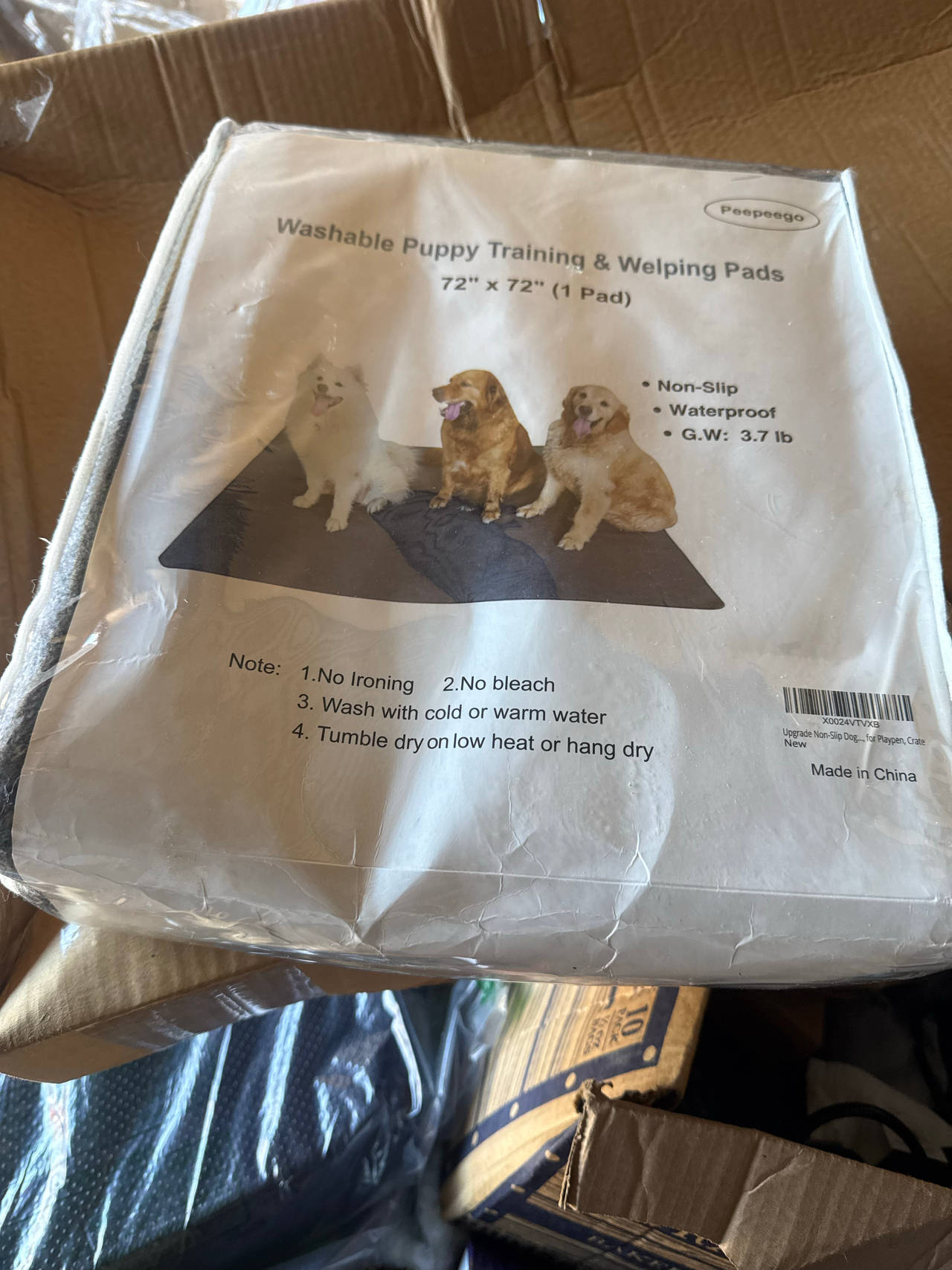 Peepapco Washable Puppy Training & Whelping Pads