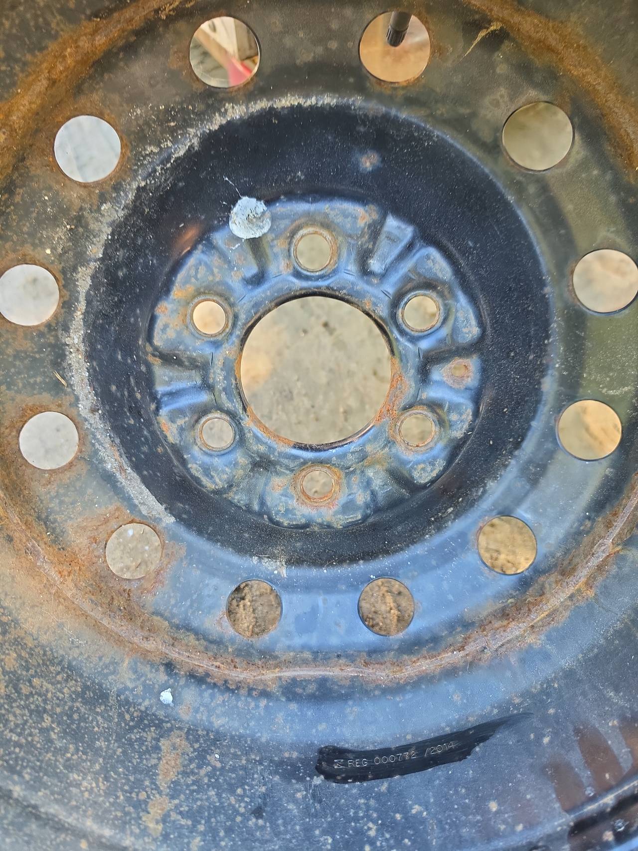 Maxxis Bravo A/T 771 Spare Tire on 6-Lug Steel Rim