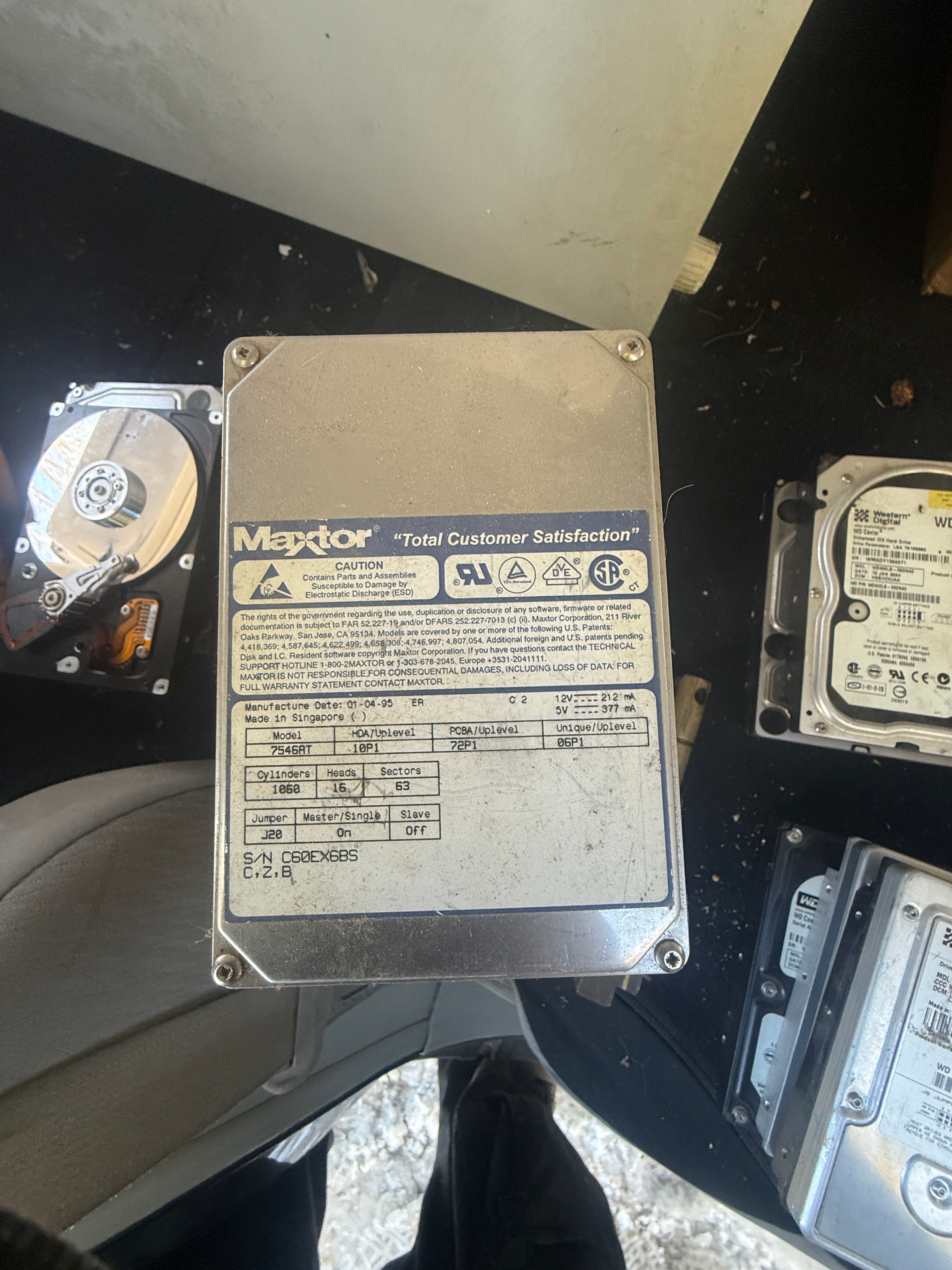 Maxtor 7546AT 546MB IDE Hard Drive