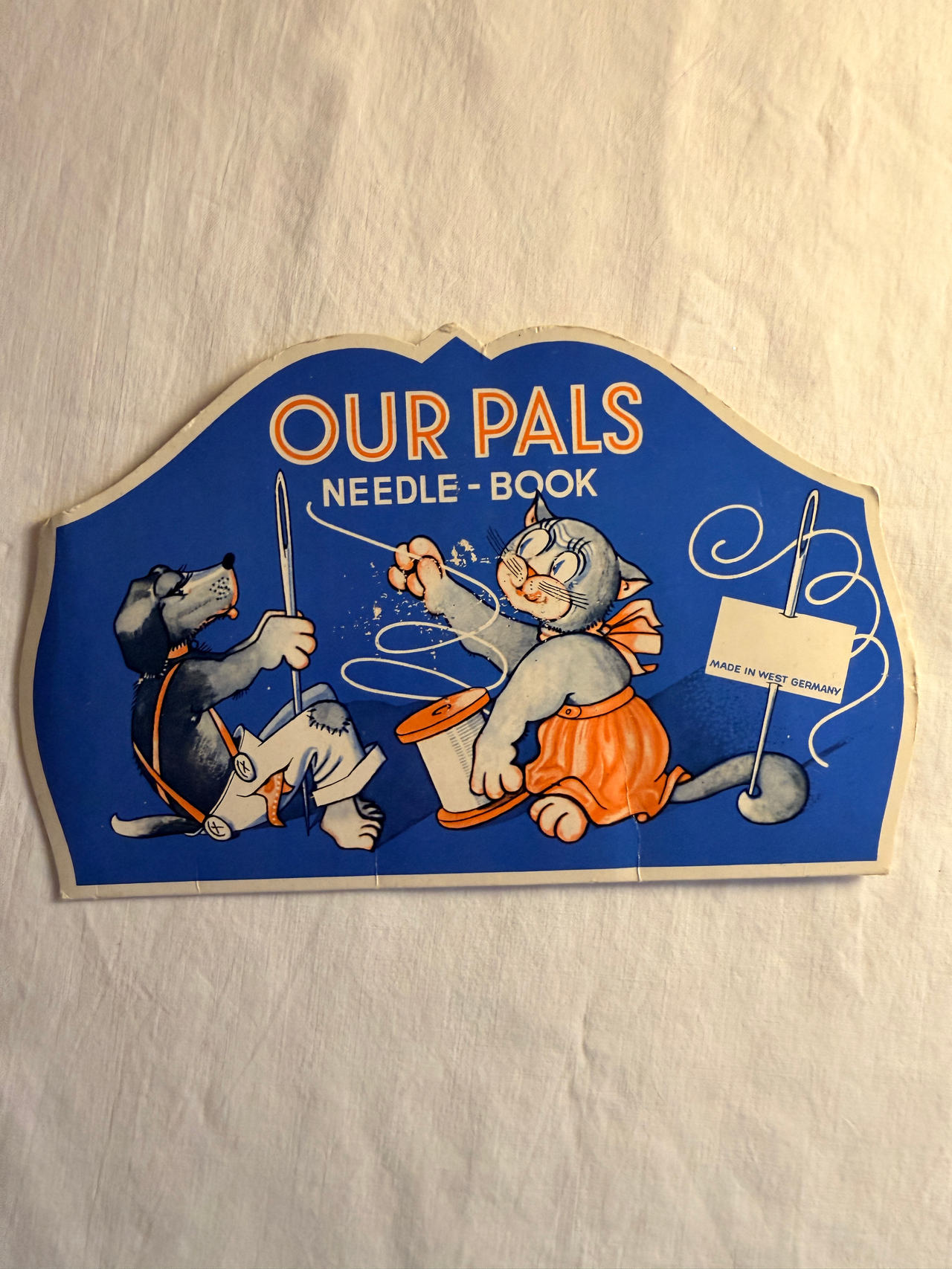 Vintage Our Pals Needle Book Made in West Germany
