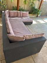 Outdoor Wicker Corner Lounge/Day Bed - Image 4