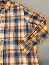 Faded Glory men's long-sleeve plaid flannel shirt Large 42-44 - Image 8