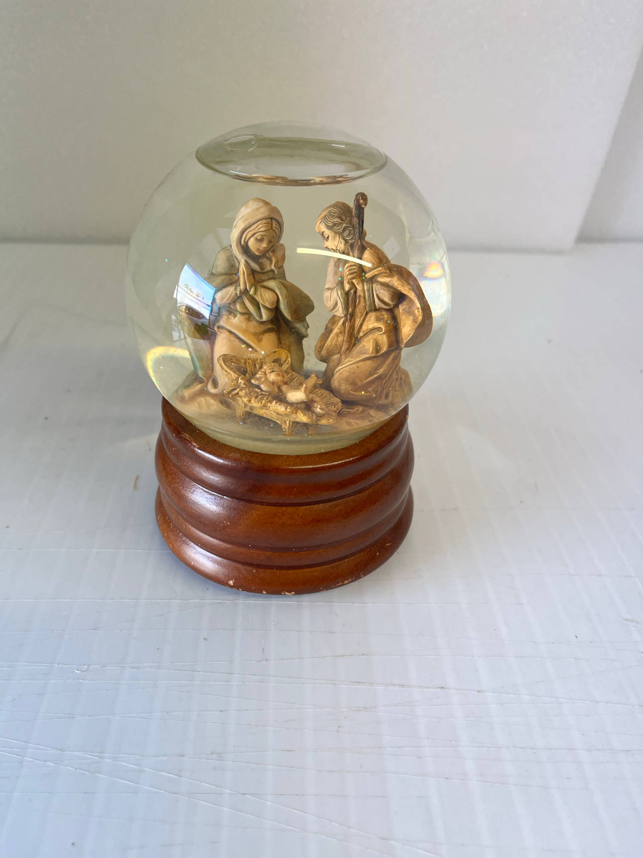 San Francisco Music Box Company Nativity Snow Globe