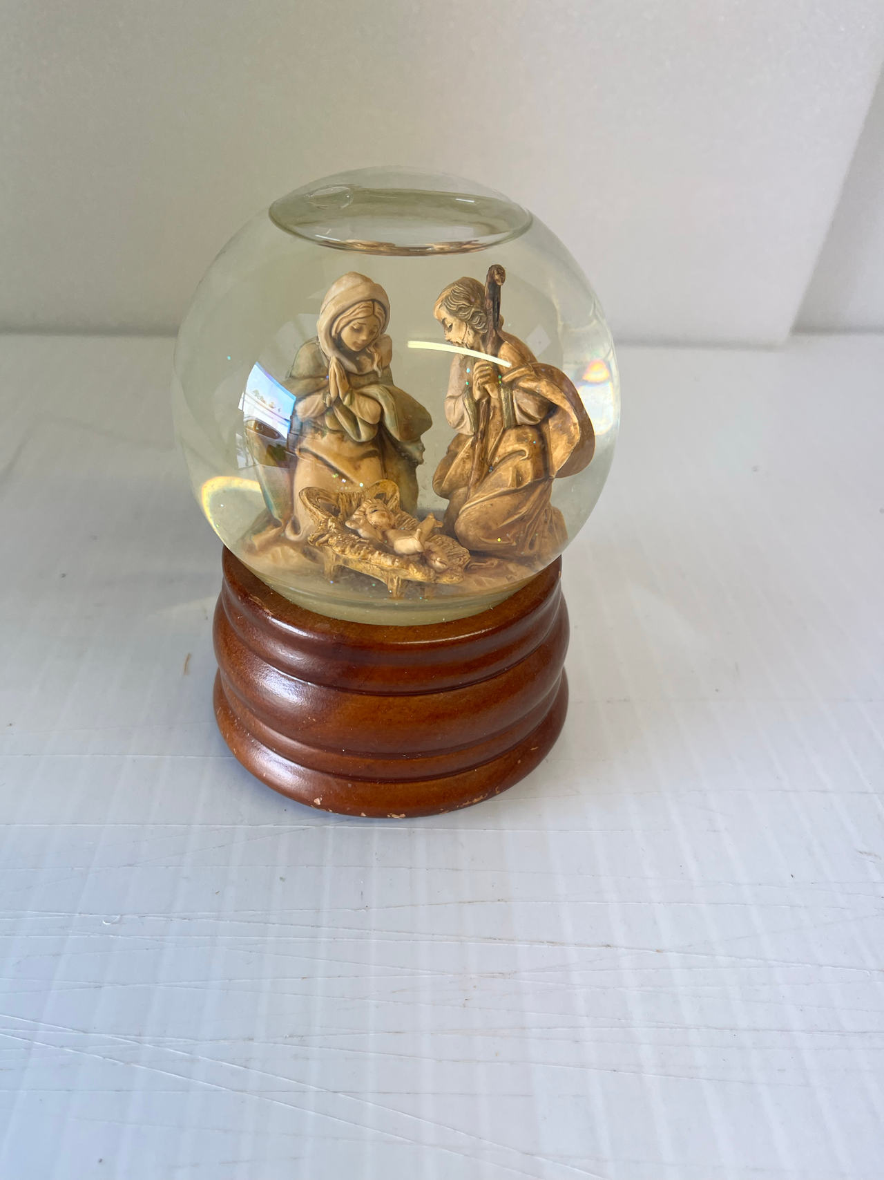 San Francisco Music Box Company Nativity Snow Globe