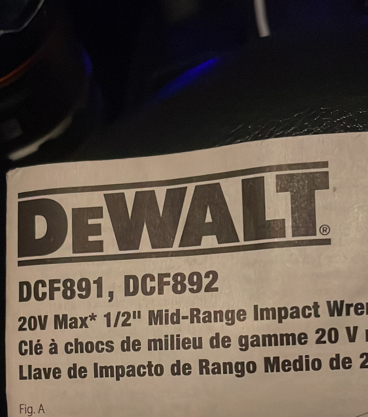 DEWALT 20V MAX XR 1/2 in. Mid-Range Impact Wrench with Hog Ring Anvil