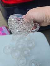 Imperial Glass Whirling Star Punch Cups - Image 1