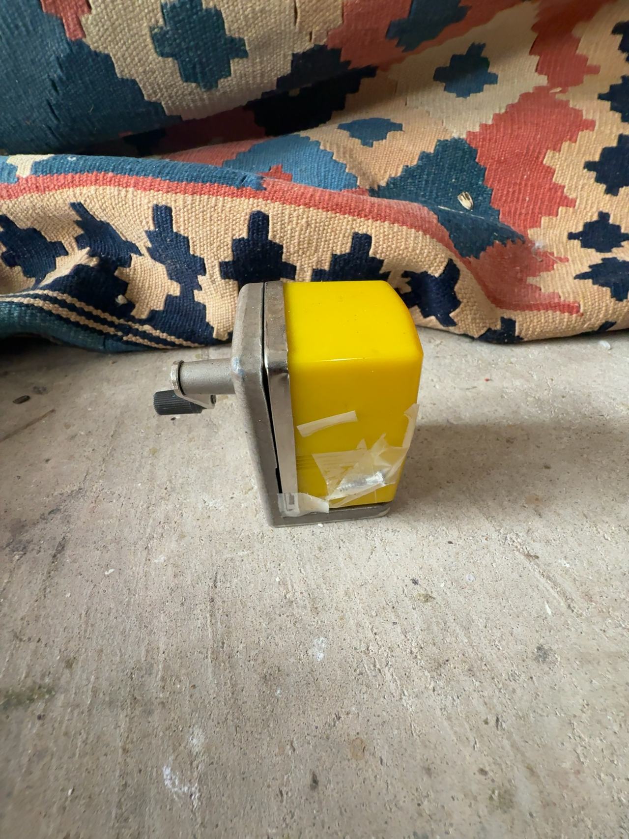 Apsco Midget Manual Pencil Sharpener Yellow