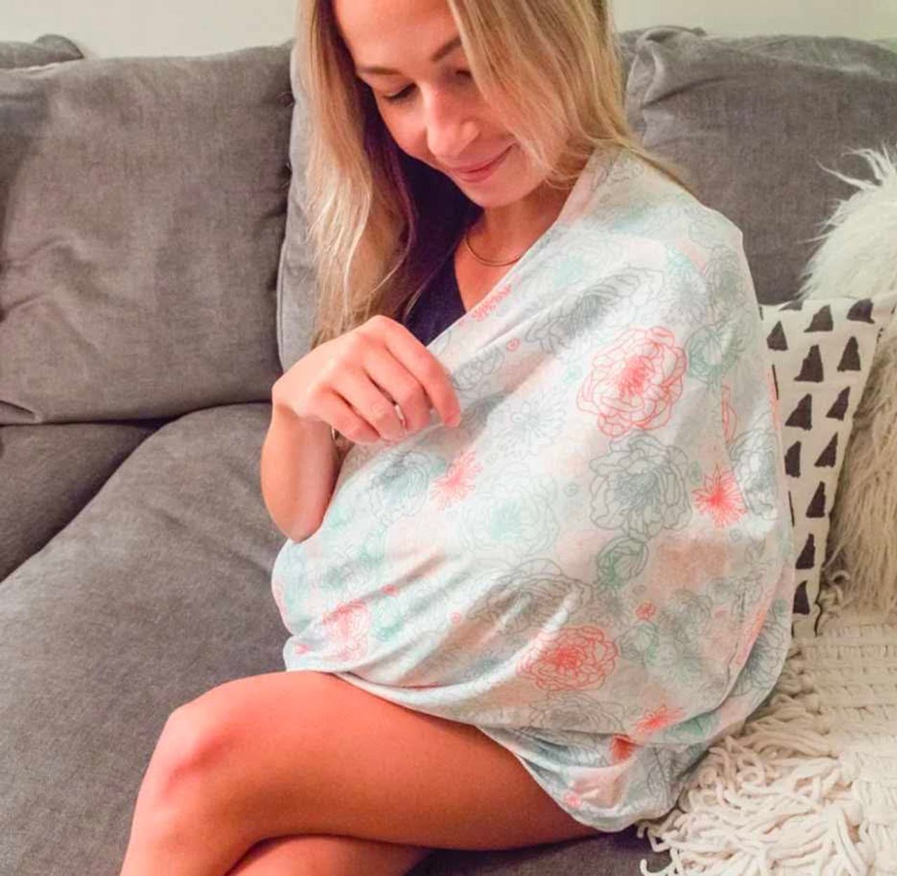 2 Pack Nursing Covers- Lulu material