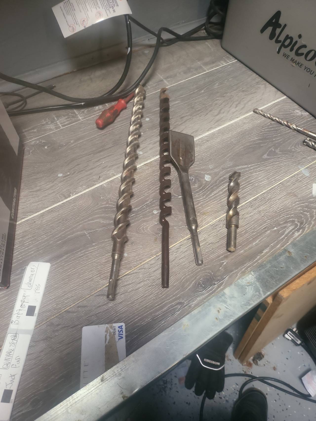 SDS Masonry Drill Bit and Chisel Set