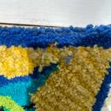Vintage Owl Latch Hook Rug Wall Hanging - Image 3