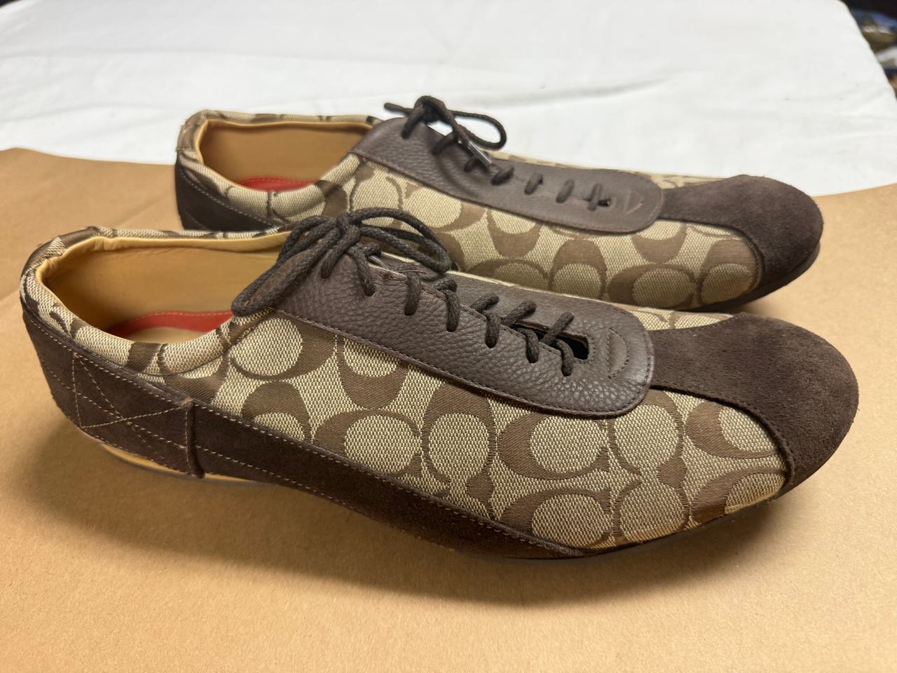 Coach Signature Monogram Low Top Sneakers