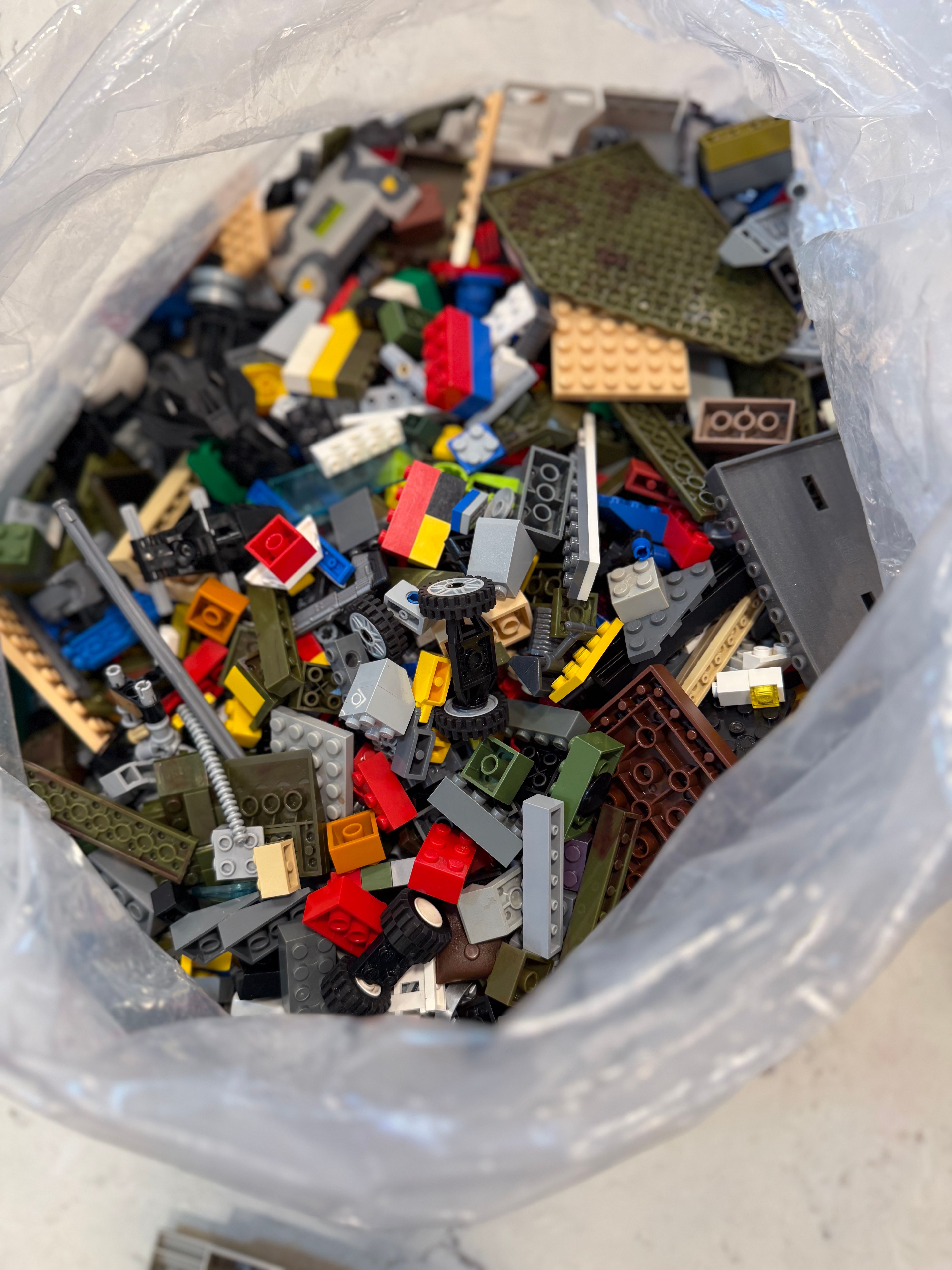 12lb Bulk Mixed LEGO and Mega Blocks Building Bricks